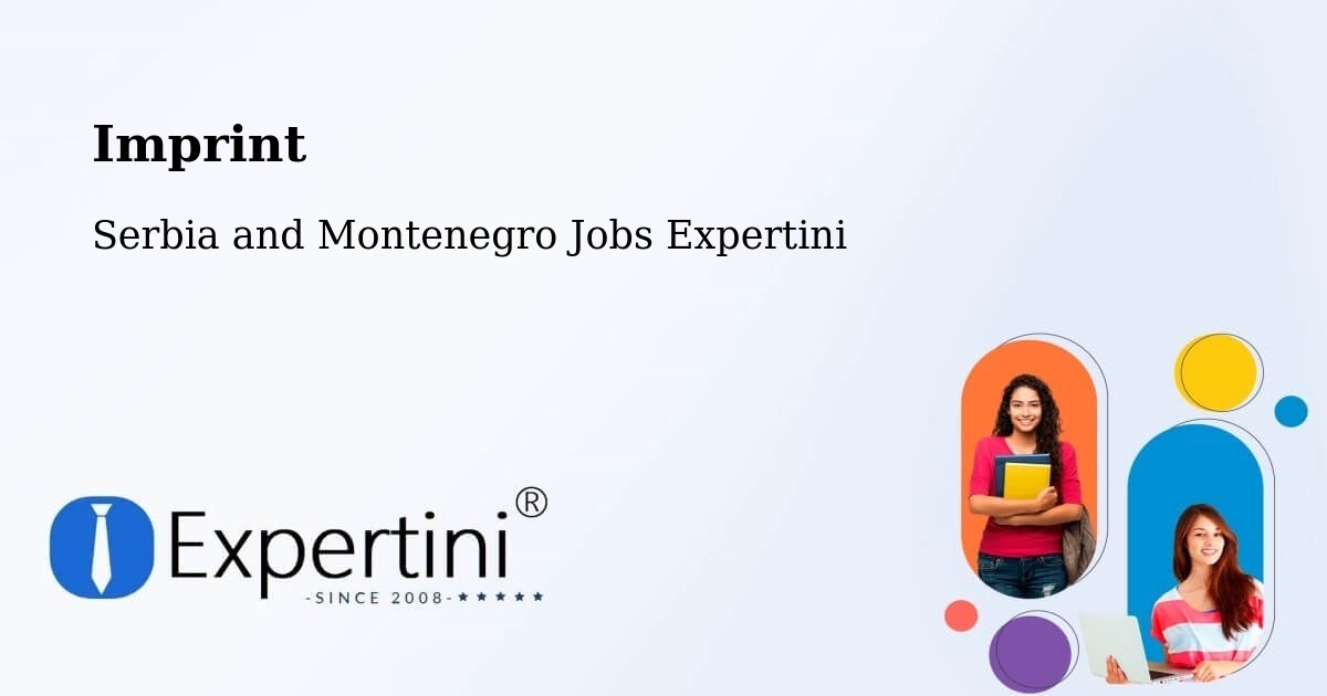 Imprint – Vanier - Serbia and Montenegro Jobs Expertini