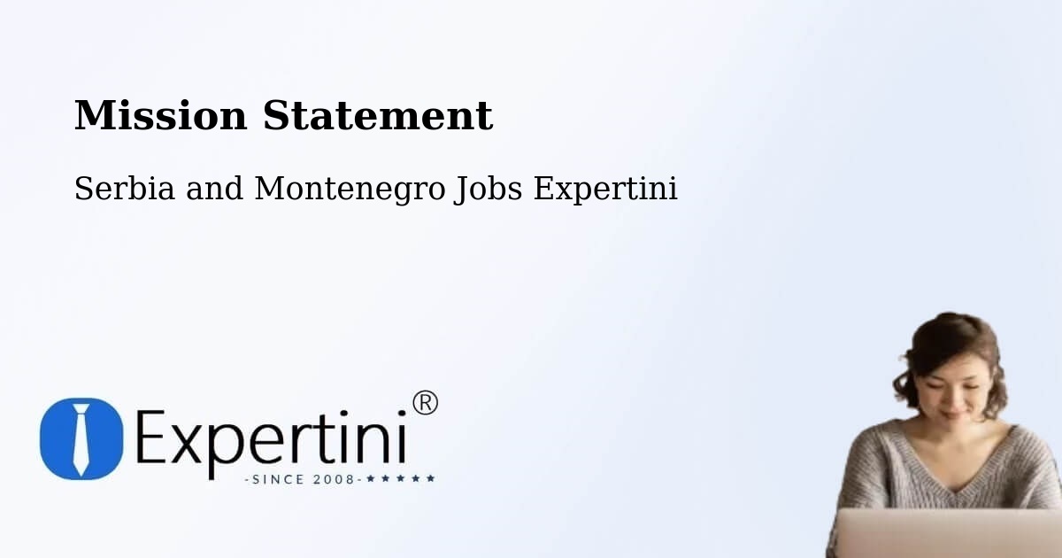 Corporate Mission – Vanier - Serbia and Montenegro Jobs Expertini